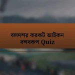 বলদশর করকট আইকন বশবকপ Quiz