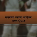 বলদশর করকট আইকন সকব Quiz