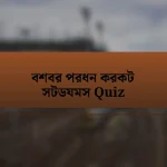 বশবর পরধন করকট সটডযমস Quiz